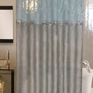 Beautiful Dazzling Embroidery shower curtain